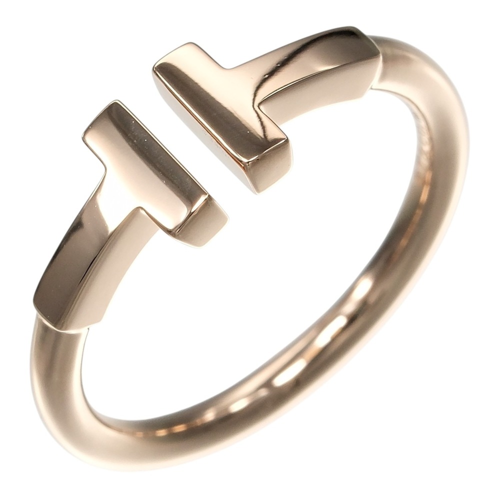 Tiffany & Co. T Wire Ring, Size 6.5, 18K Pink Gold, Approx. 2.74g.